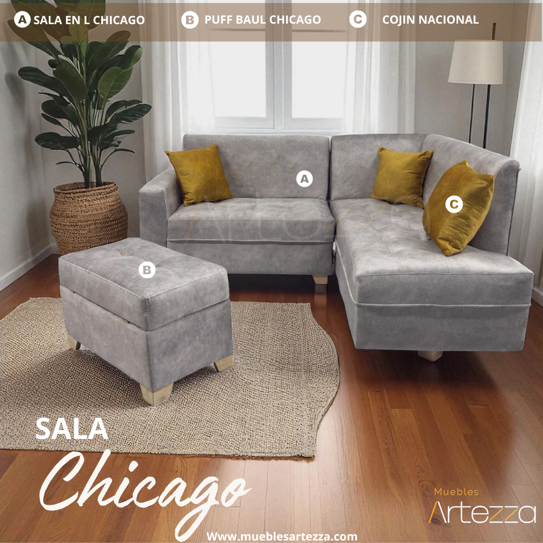 Sala en L Chicago